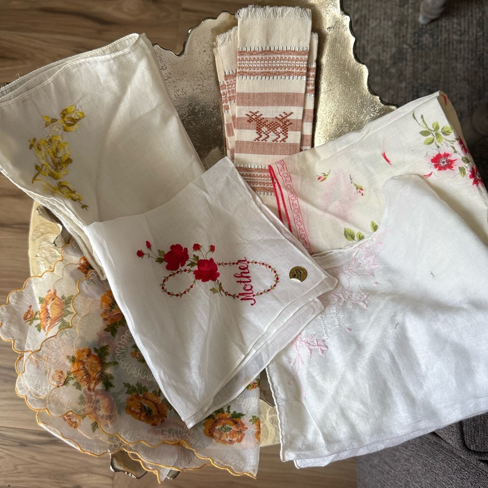 vintage handkerchief bundle